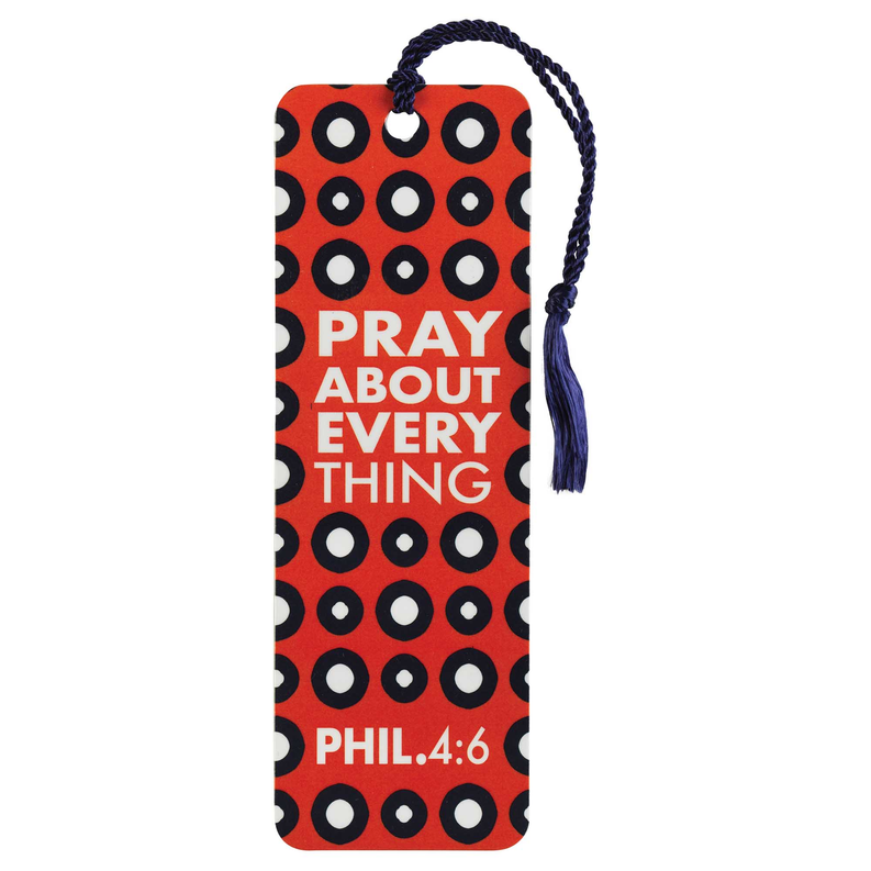 Tassel Bookmark Pray About Everything