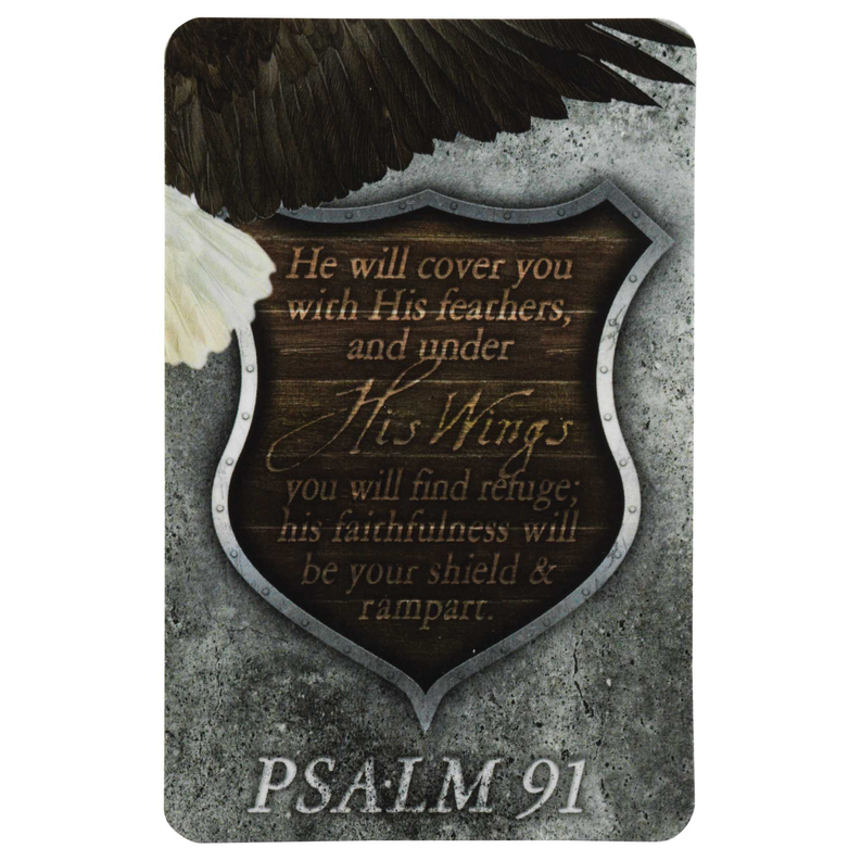 Pocketcard Psalm 91 Eagle