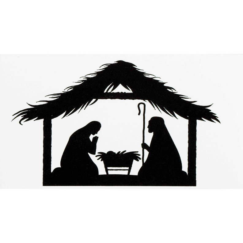 Magnet Holy Family Silhouette