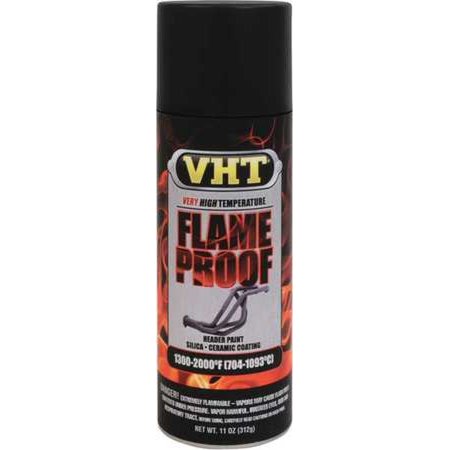 EXTREME HIGH TEMPERATURE COATING; FLAT BLACK; 11 OZ. AEROSOL