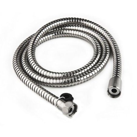 60 STAINLESS STEEL RV SHOWER HOSE - CHROME POLISHED