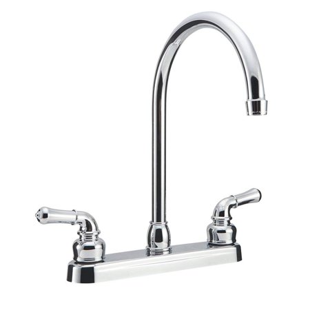 J-Spout RV Kitchen Faucet - Chrome Polished