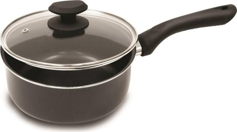 Ecolution EABK-2820 Black Artistry 3Qt Nonstick Saucepan With