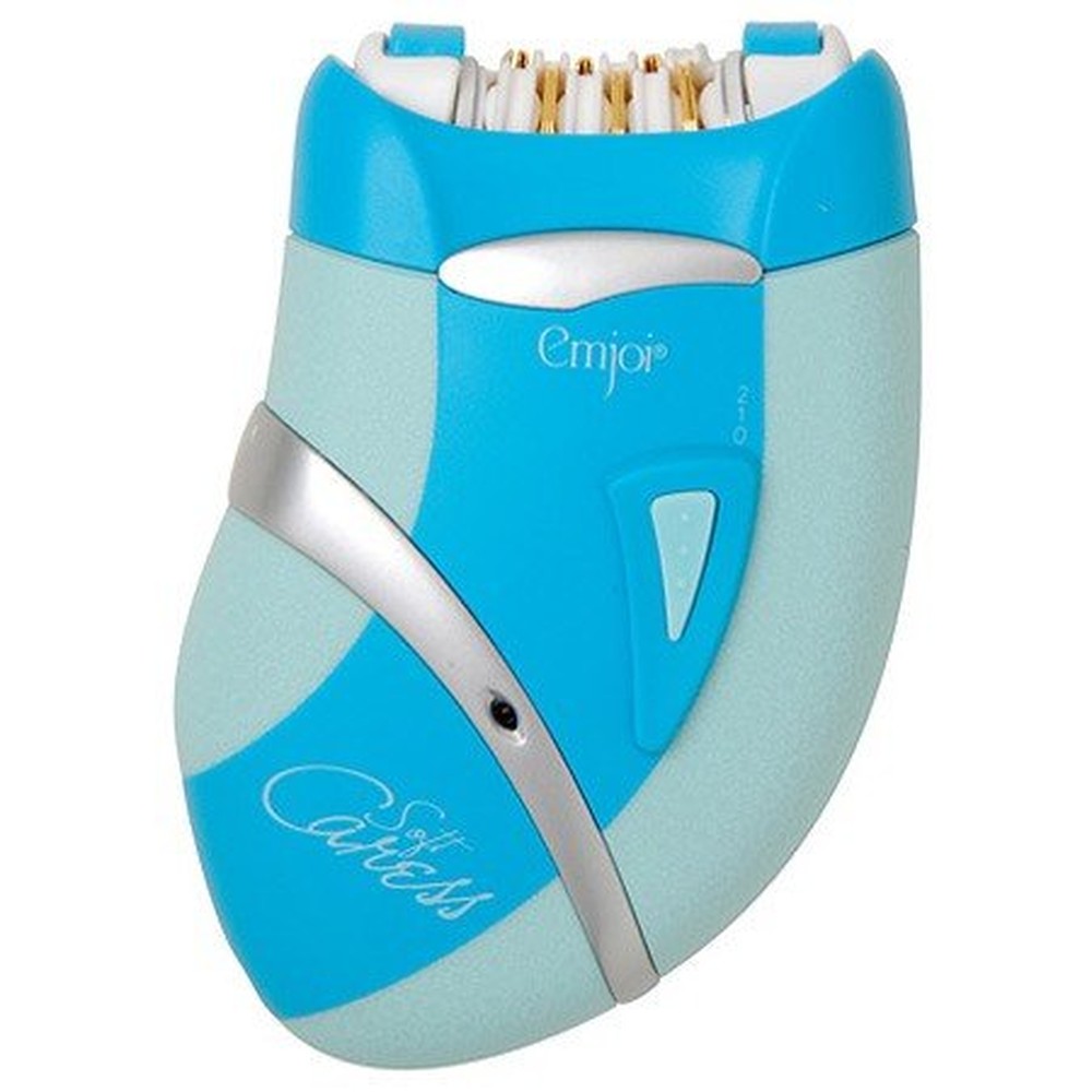 Soft Caress Blue Epilator Corded 24Karat Gold Pattern