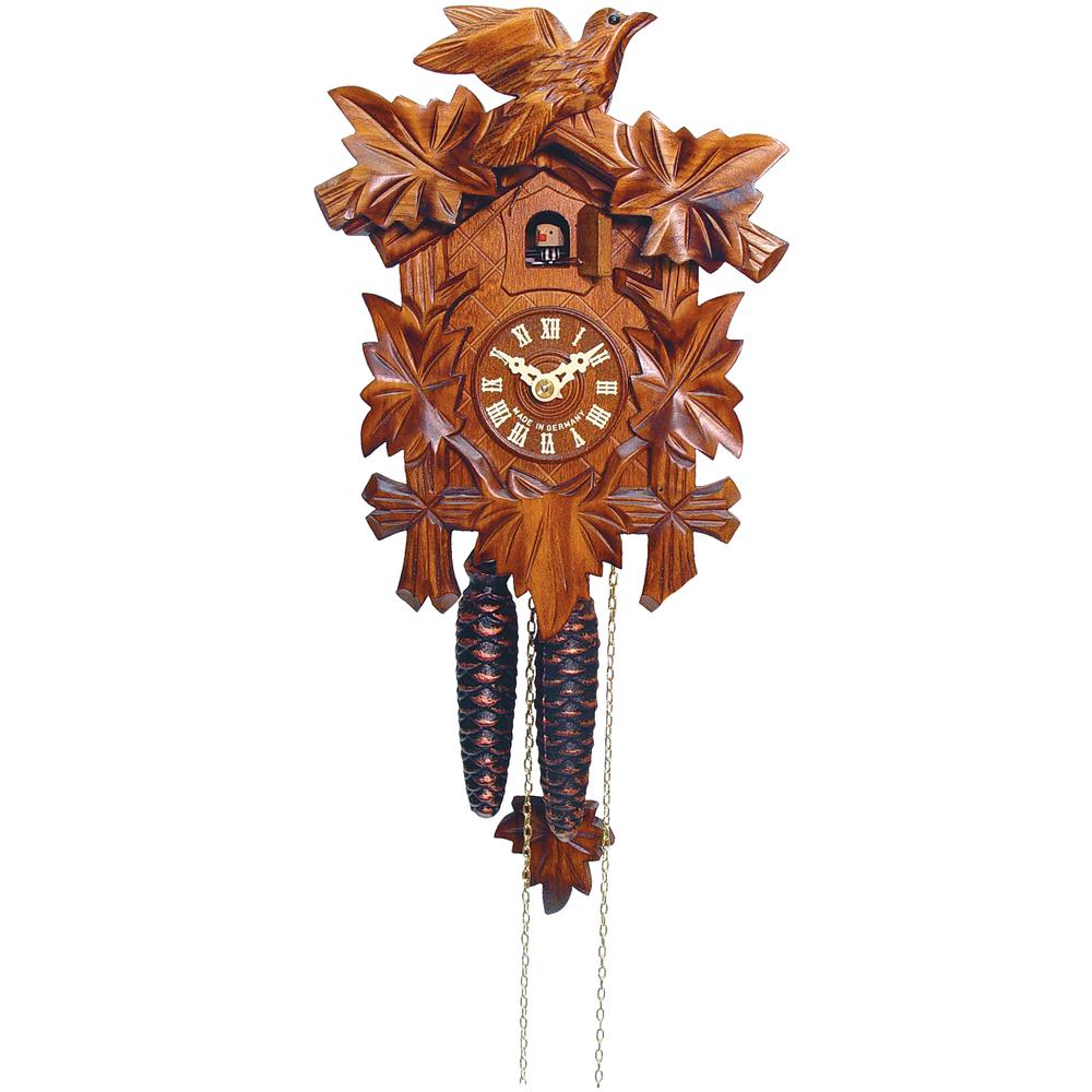 Engstler Weight-driven Cuckoo Clock - Full Size - 9.25"H x 6.75"W x 6"D