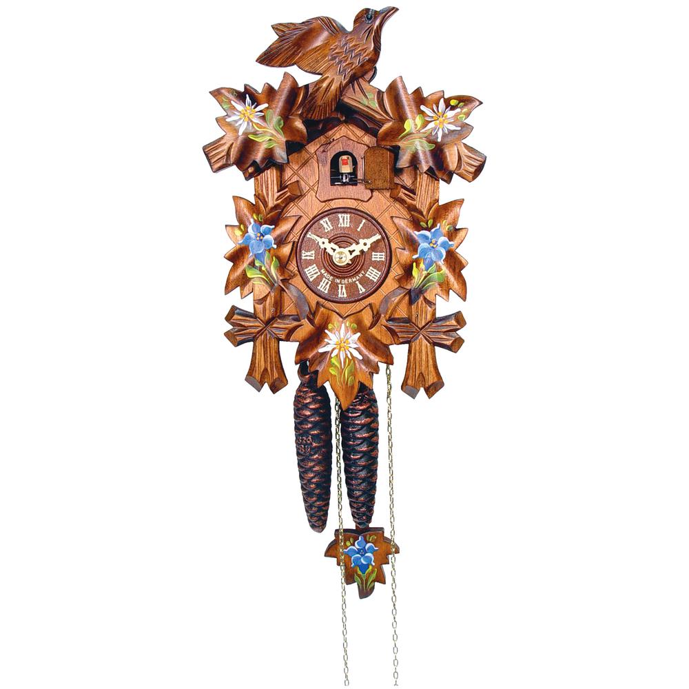 Engstler Weight-driven Cuckoo Clock - Full Size - 9.25"H x 6.75"W x 6"D