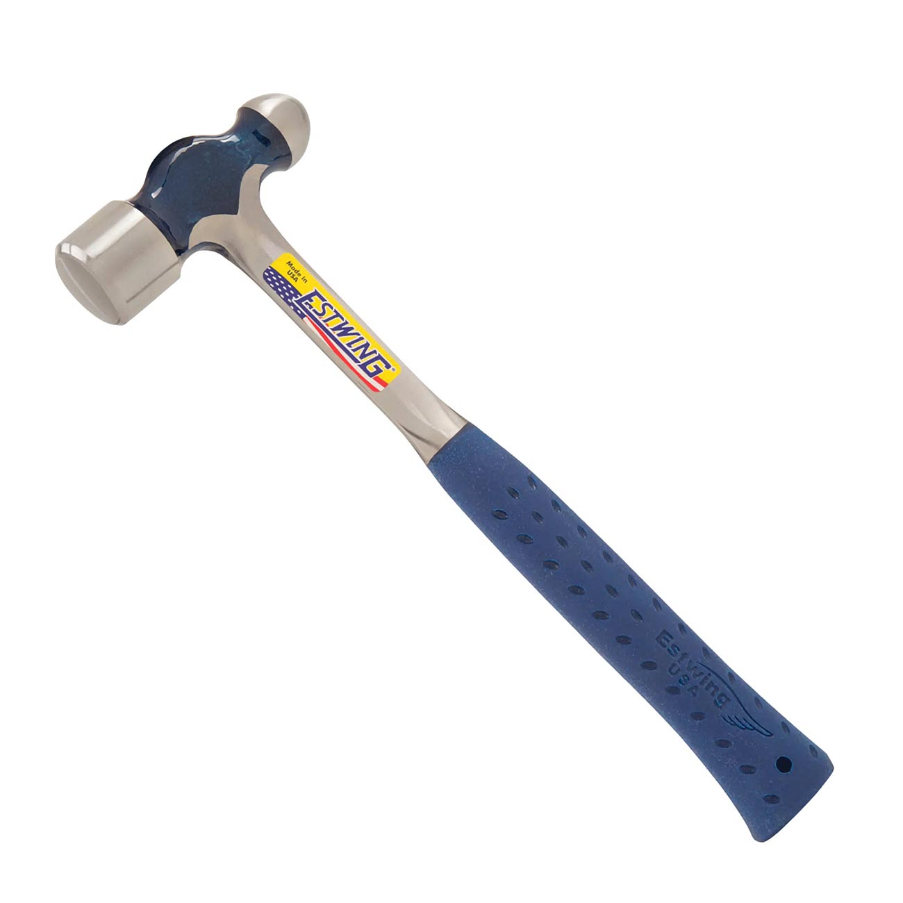 Estwing 32 oz. Ball Peen Hammer - Blue Shock Reduction Grip