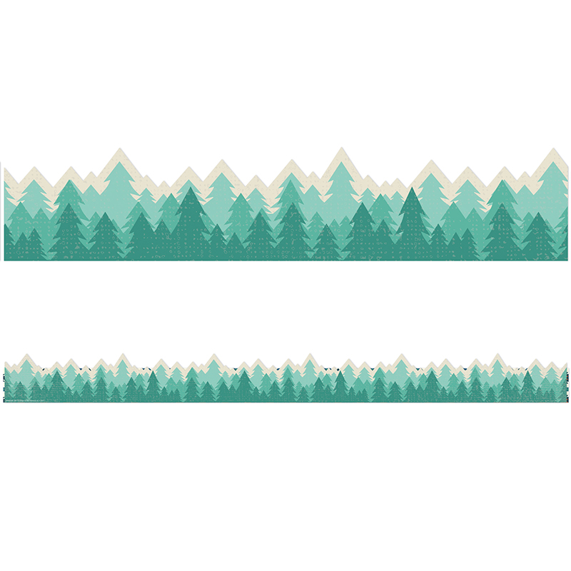 Adventurer Trees Extra Wide Deco Trim, 37 Feet