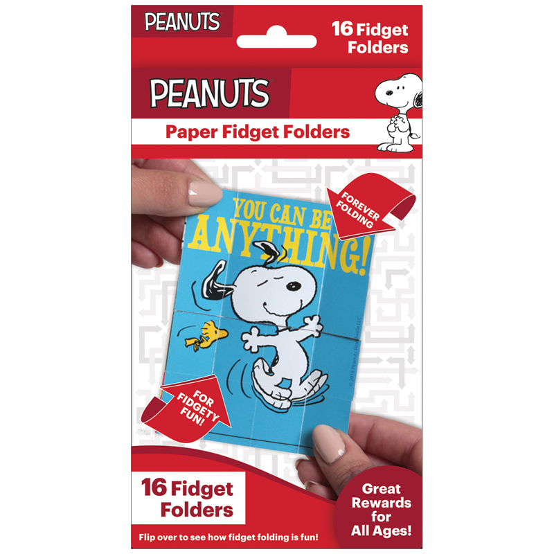 Peanuts Classic Fidget Folder, Pack of 16