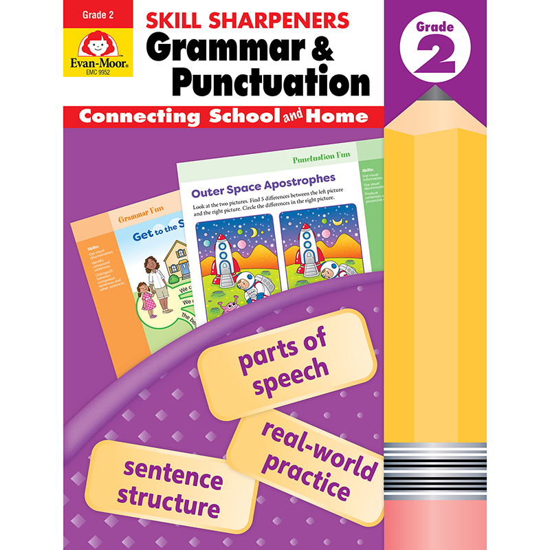 Skill Sharpeners: Grammar & Punctuation Activity Book, Grade 2