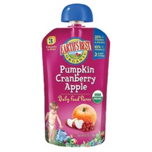 Earth's Best Pumpkin Cranberry Apple Puree (2x6x4.2Oz)