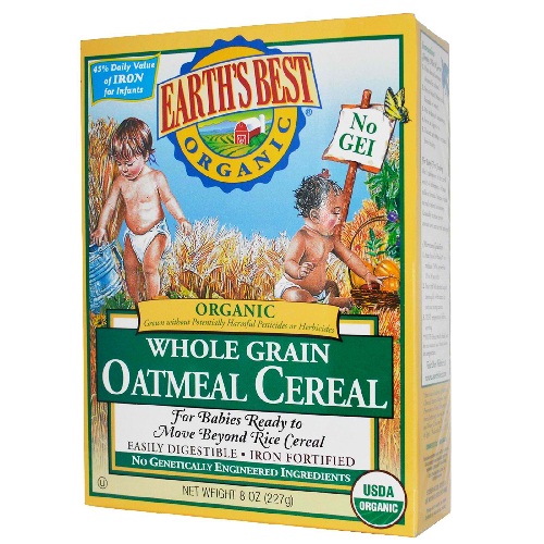 Earth's Best Oatmeal Cereal (12x8 Oz)
