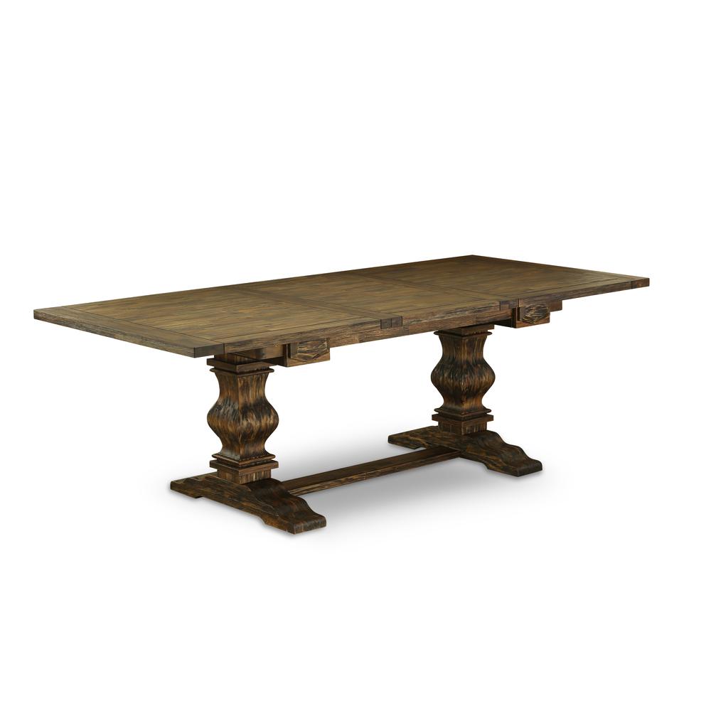 Table Top- Table Pedestal Parson Chairs, LAGA9-78-03