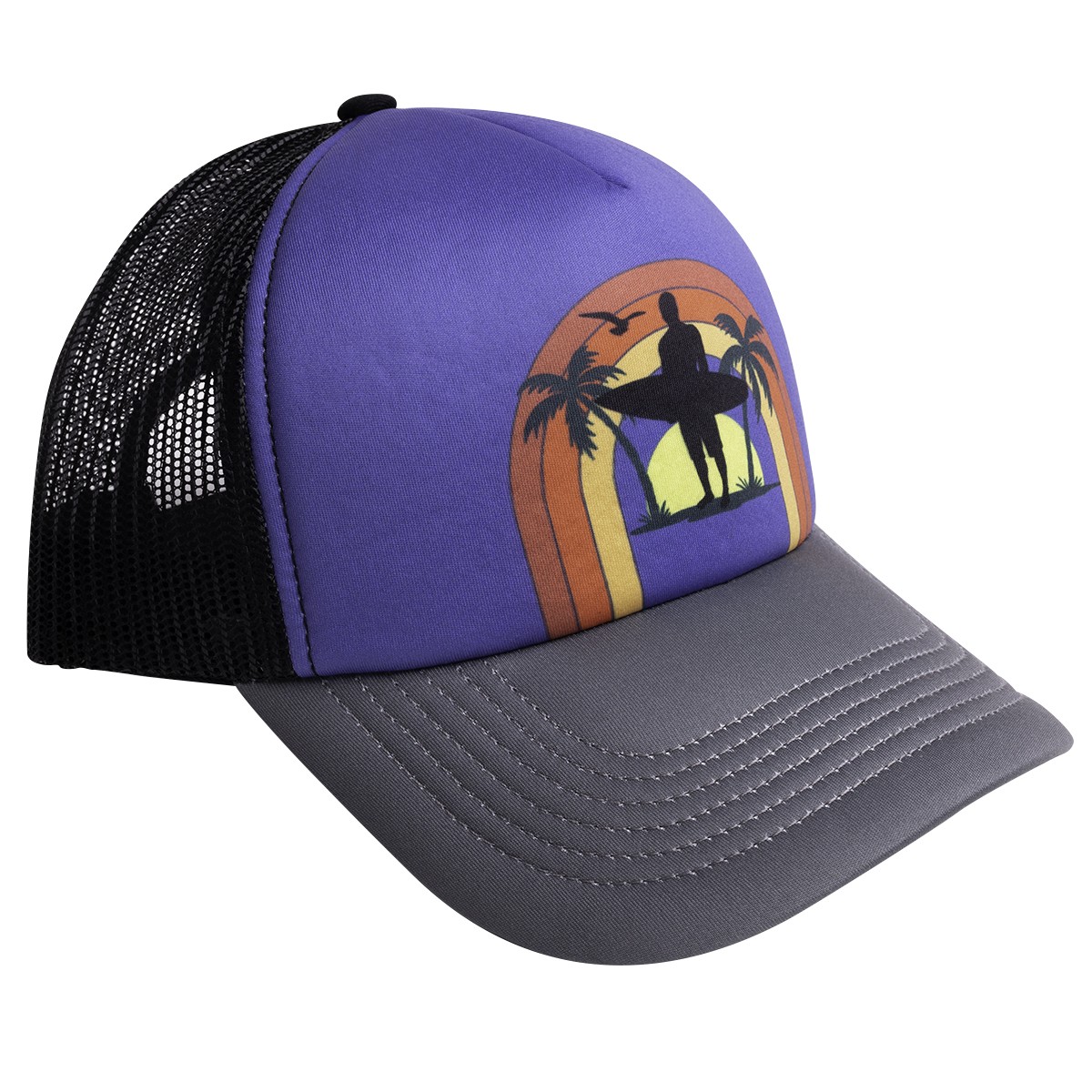 Sunset Surfer Cap