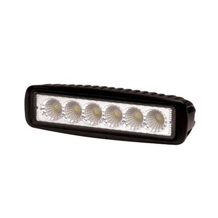 Led Worklamp Clear Rectangular (6) 3 Watt LED Flood Beam