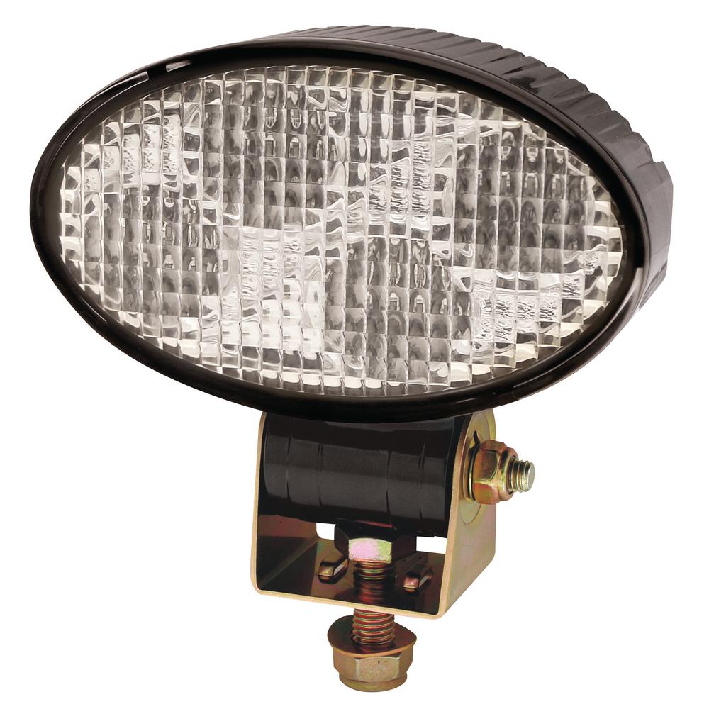 WORKLAMP: LED (4), FLOOD BEAM, OVAL, 12-24VDC