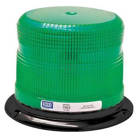 LED BEACON: PULSE II, 12-48VDC, PULSE8 FLASH, 5IN, GREEN