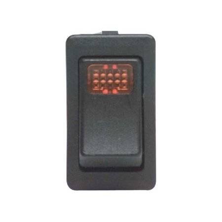 ROCKER SWITCH: ILLUMINATED, 12VDC, SPST