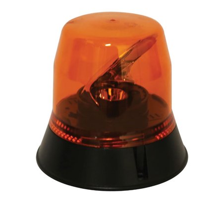 LED ROTATING BEACON LOW PROFILE 1224VDC 185 FPM 3 BOLT MOUNT AMBER