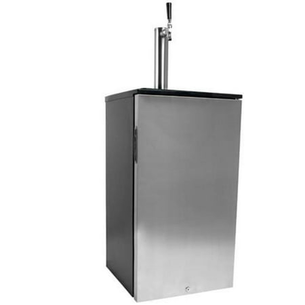 Ccy 5 Gang Kegerator Black & Stainless Steel 18 Right Hand