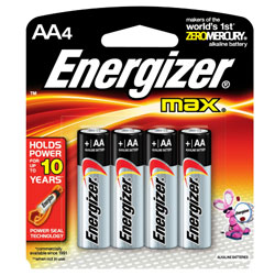 AA/4Pk,Alkaline,Energizer Battery
