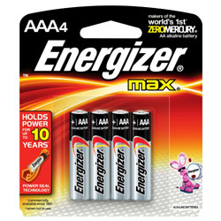AAA/4Pk,Alkaline,Energizer Battery