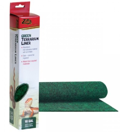 Zilla Terrarium Liner - Green - 10 gal