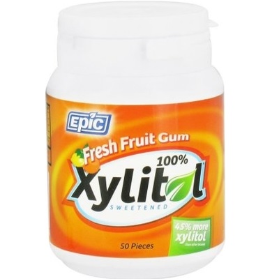 Epic Dental Xylitol Fresh Fruit Gum (1x50 Ct)