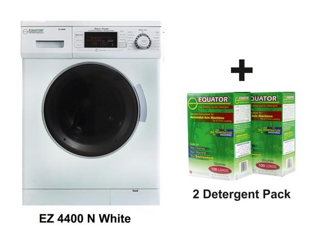 Equator Compact 13 lbs Combination Washer DryerVented/Ventless Dry + 2 Boxes of HE Detergent