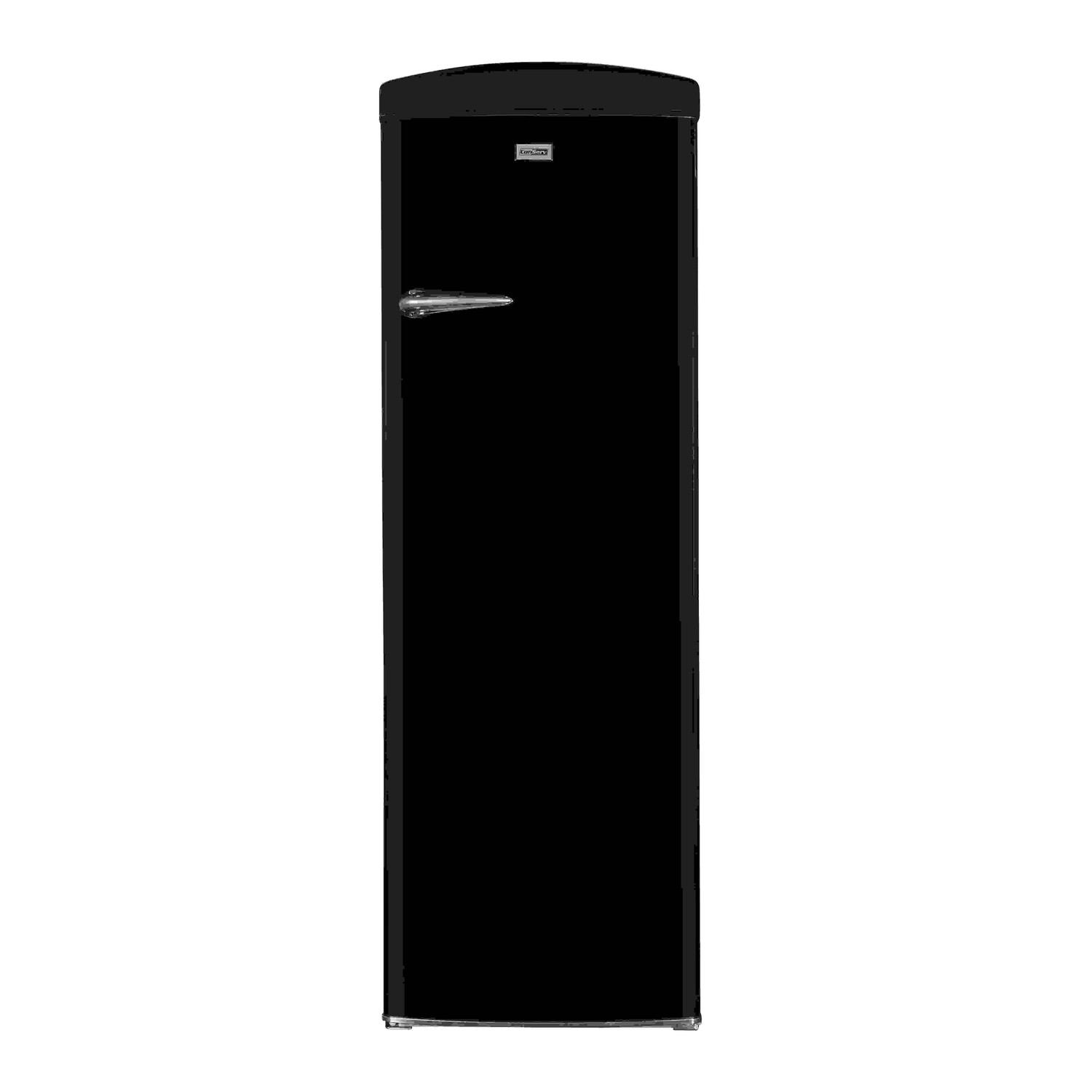 Equator Retro Refrigerator-Freezer Set in Black