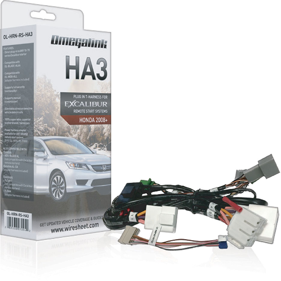 Omega- T-Harness For Honda And  Acura Vehicles