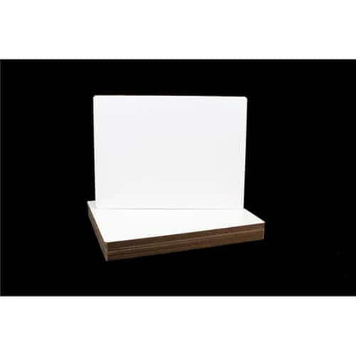 Dry Erase Board, 12 x 9, White, 24/Pack