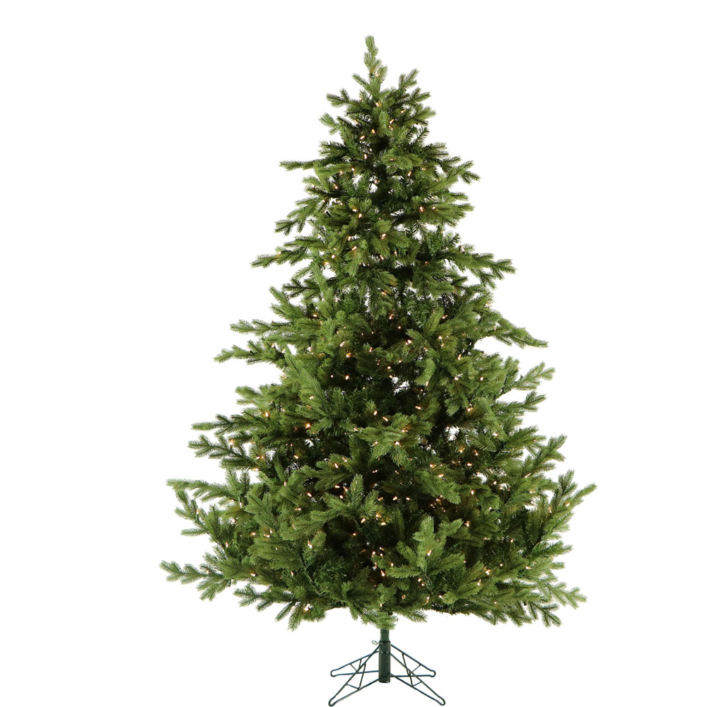 Fraser Hill Farm 9.0' Foxtail Pine Tree, Clr LED Lght, EzConnect