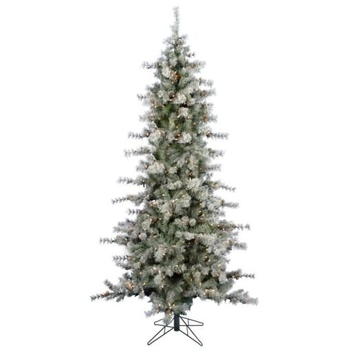 Fraser Hill Farm 9' Buffalo Fir Slim Christmas Tree - 8F Clr LED, EZ