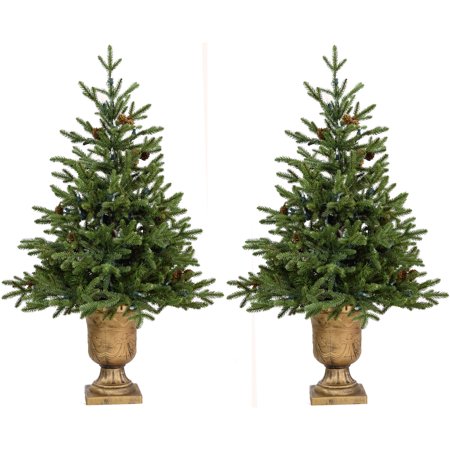 Fraser Hill Farm 3.0' Noble Fir Potted Tree - No Lights (SET 2)