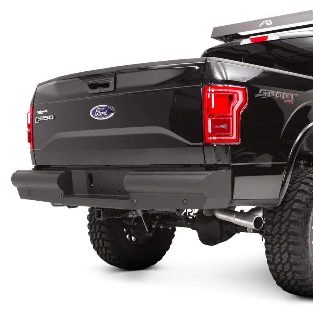 16-19 TITAN XD REAR ELITE RANCH BUMPER MATTE BLACK