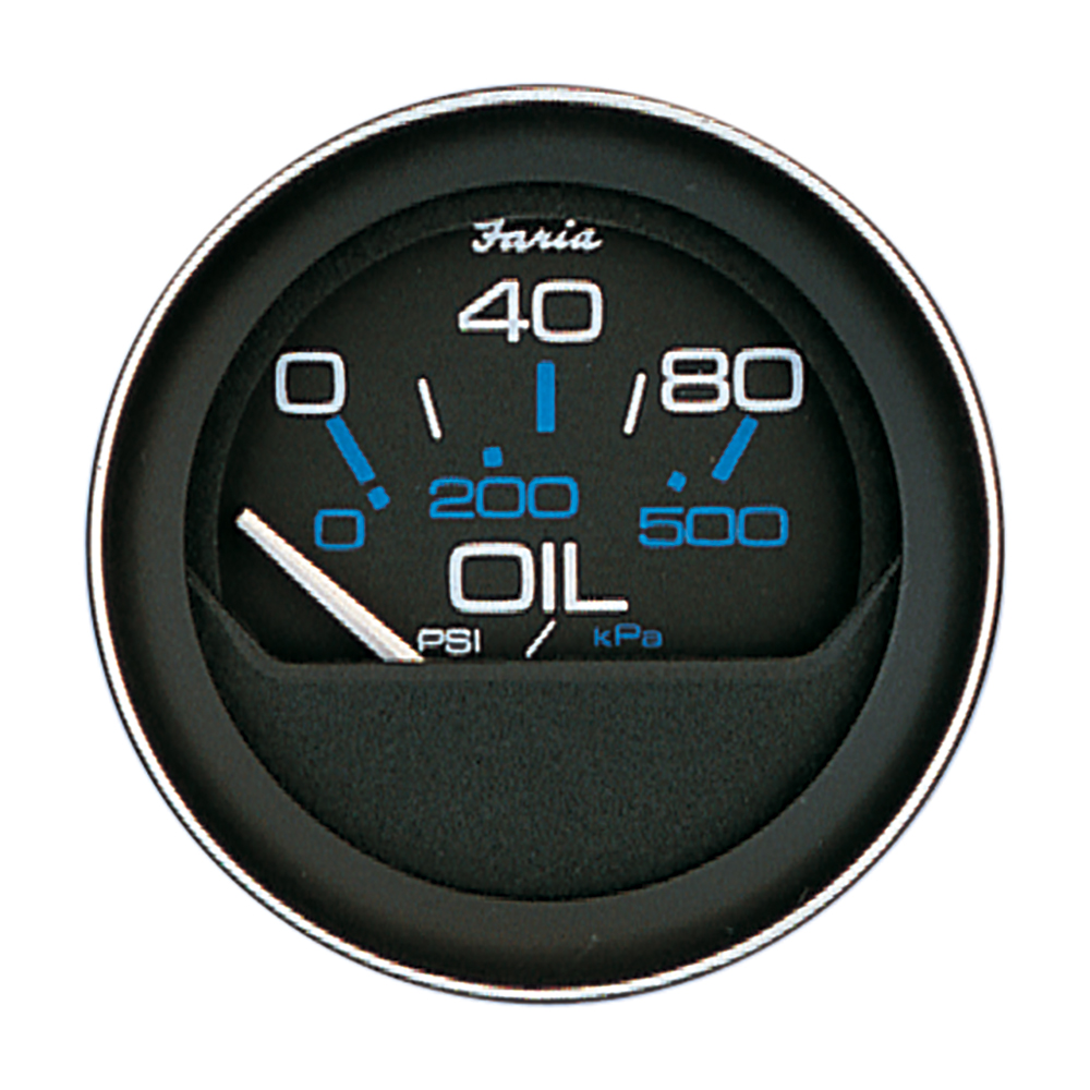 Faria 2" Oil Pressure Gauge 80 PSI