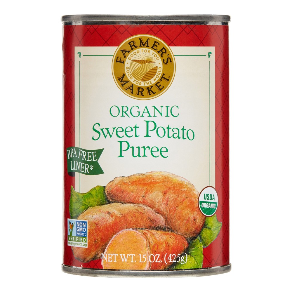 Farmer's Market Canned Pure Sweet Potato (12x15 Oz)