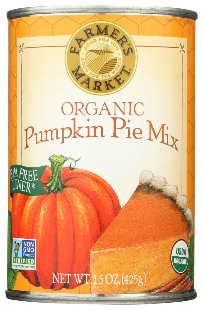 Farmer's Market Canned Pumpkin Pie Mix (12x15 Oz)