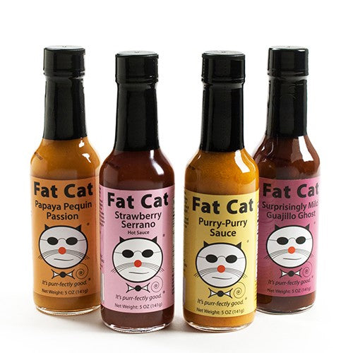 Mild Heat Hot Sauce Gift Box by Fat Cat Gourmet