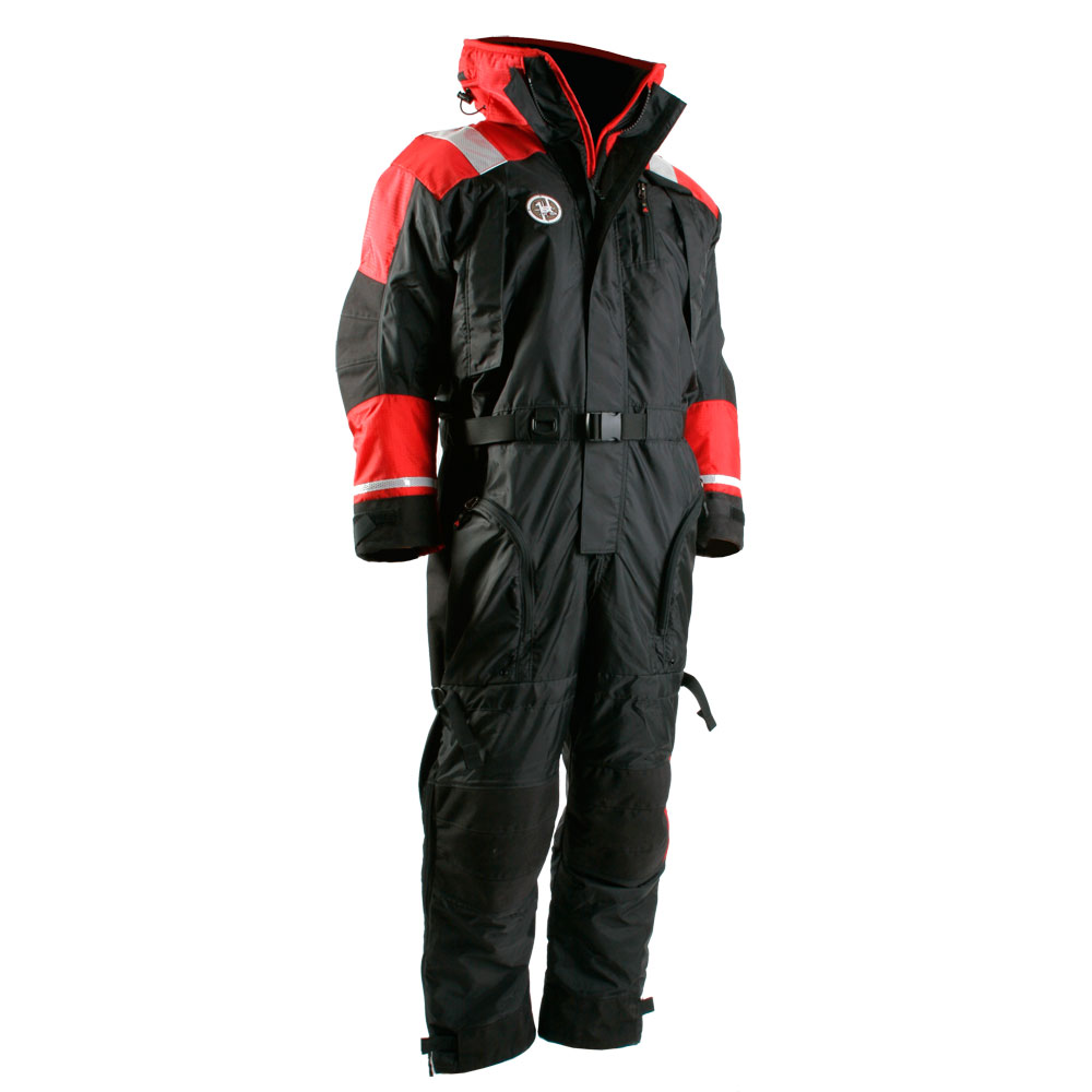 First Watch Anti-Exposure Suit - Black/Red - Large