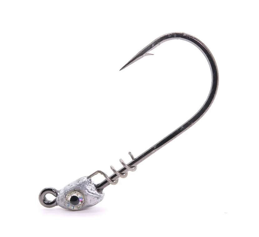 Impact Spring Jig Head (Mustad) 3/16 oz - 3/0 Plain