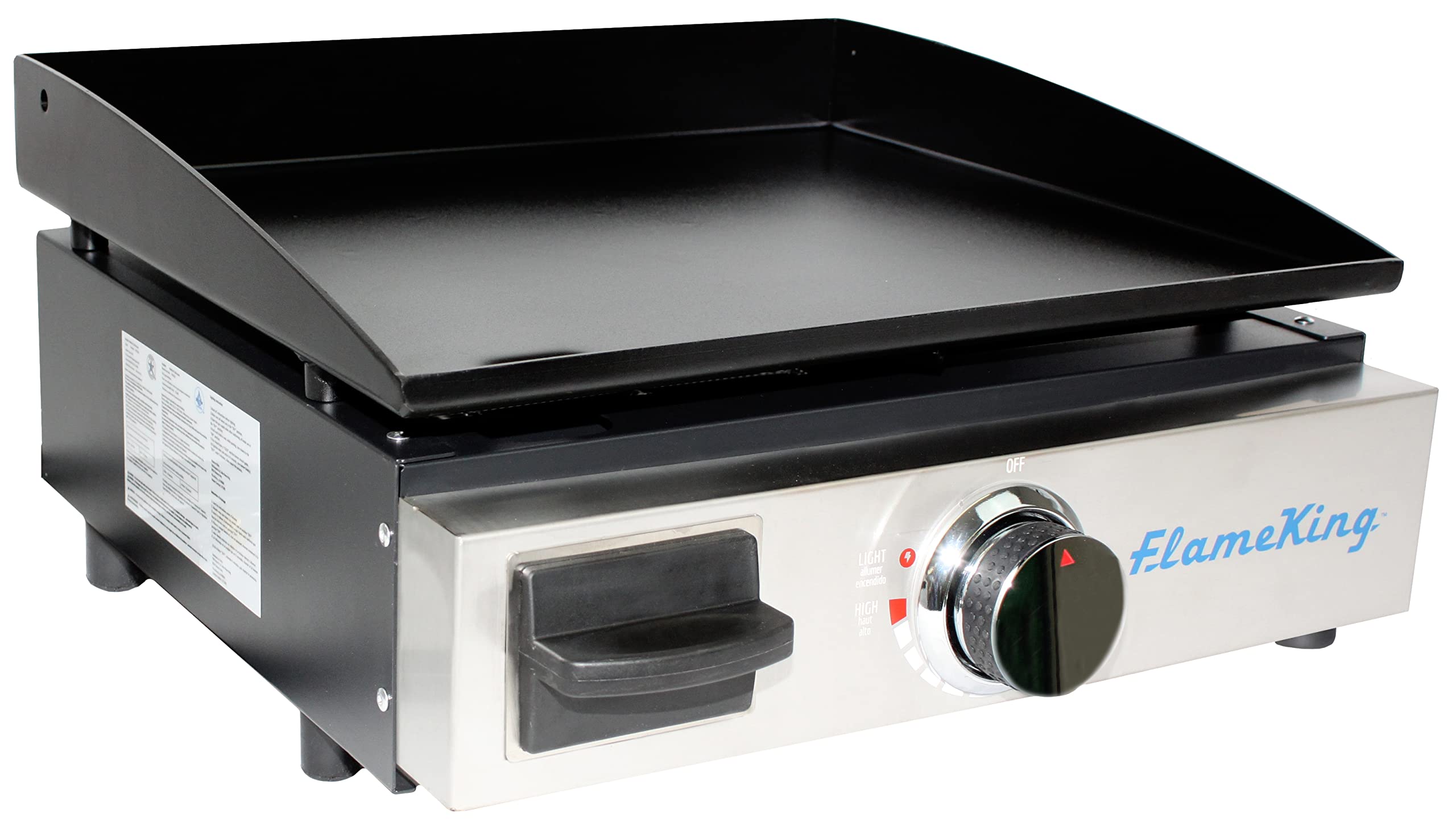 FLAT TOP RV PROPANE CAST IRON GRILL GRIDDLE
