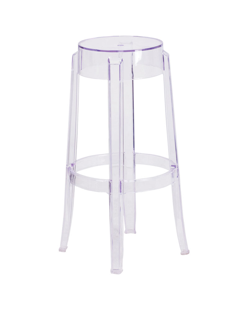 29.75'' High Transparent Barstool