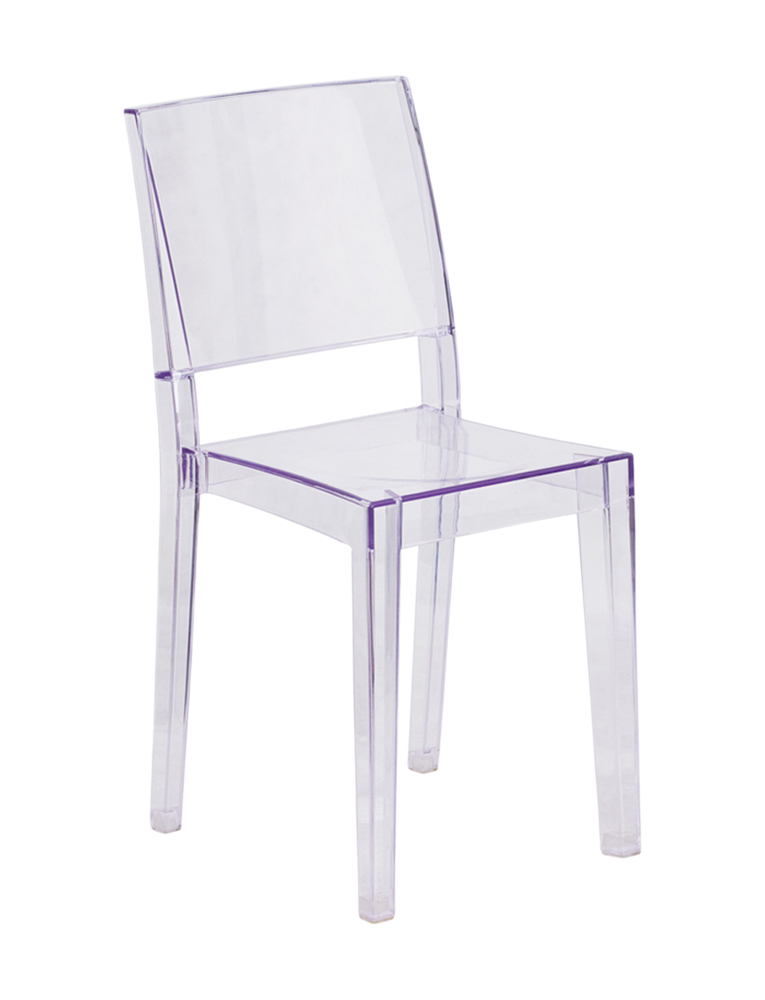 Phantom Series Transparent Stacking Side Chair