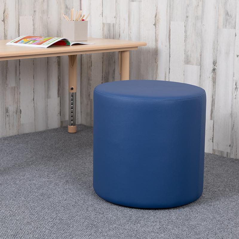 Soft Seating Collaborative Circle for Classrooms and Common Spaces - 18" Seat Height (Blue)