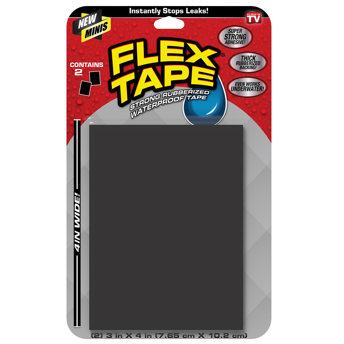 Flex Tape Mini - Black W/Clip Strip