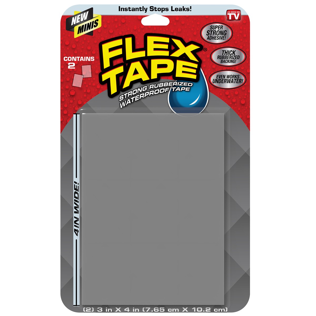 Flex Tape Mini - Clear W/Clip Strip