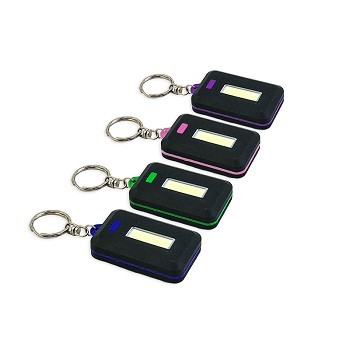 Micron Keyring Flashlight With COB LED Light - Green