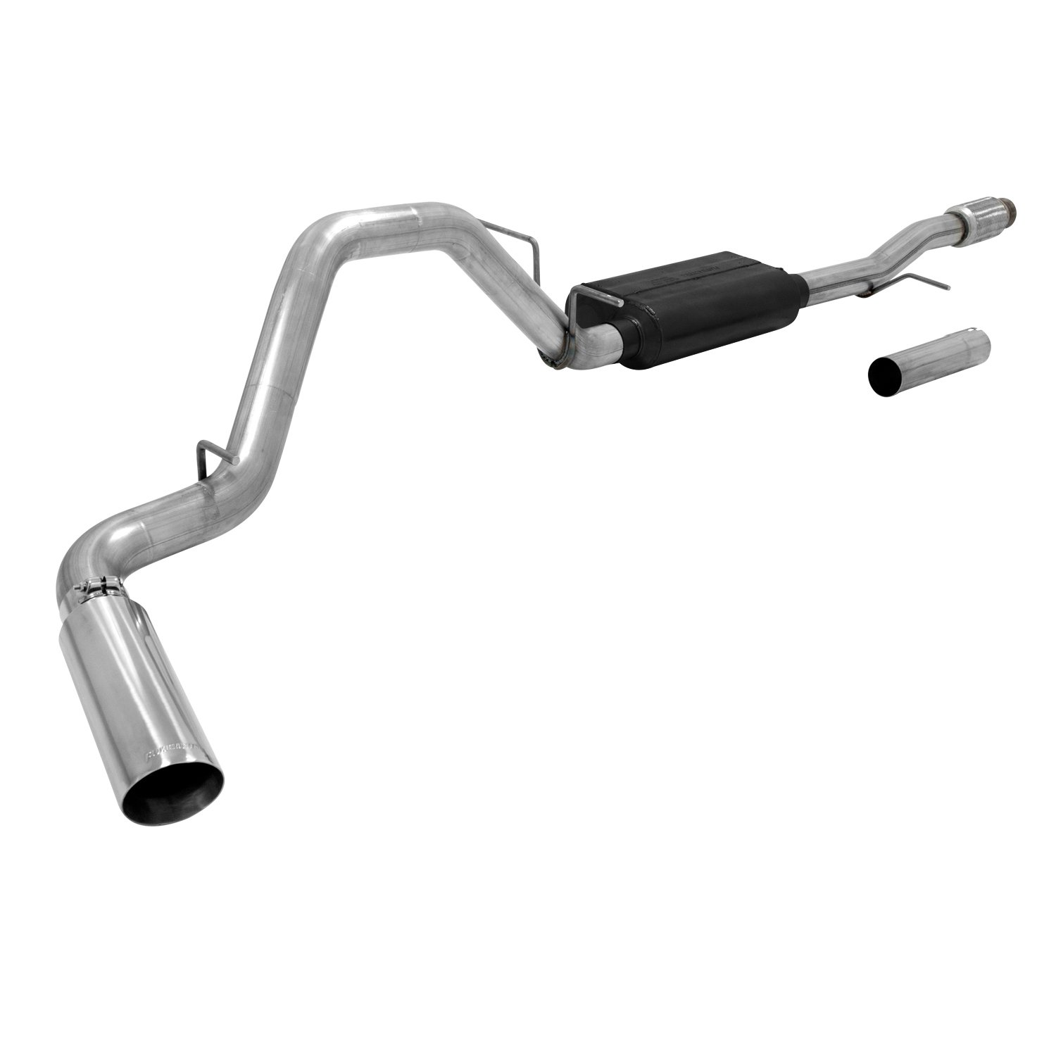 14-16 SILVERADO/SIERRA 1500 5.3L V8 CREW/DOUBLE CAB CAT BACK SYSTEM 409S SINGLE SIDE EXIT FORCE II